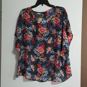 Torrid floral blouse
